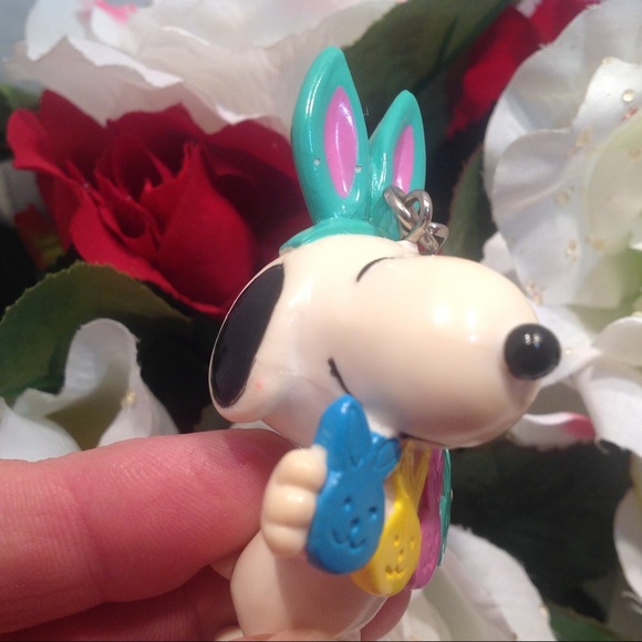 Keychain VTG Snoopy Bunny Peanuts - Picture 6 of 8